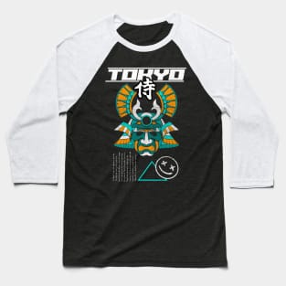 Tokyo Samurai y2k style design with grunge effect Baseball T-Shirt
